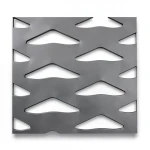 سلك شبك معدني (بقلاوه) حديد اسود تصميم معماري سماكة 2.8 ملم مقاس 1.22×4 م