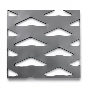 سلك شبك معدني (بقلاوه) حديد اسود تصميم معماري سماكة 2.8 ملم مقاس 1.22×4 م