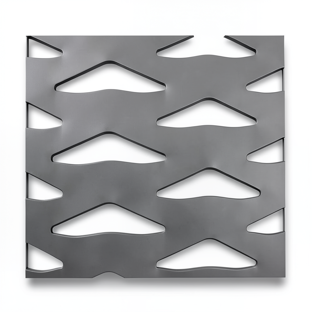 سلك شبك معدني (بقلاوه) حديد اسود تصميم معماري سماكة 2.8 ملم مقاس 1.22×4 م