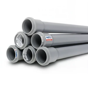 UPVC Pipes PN 16 Bar Size 160 mm Thickness 11.9 mm Gray Color | SAPPCO