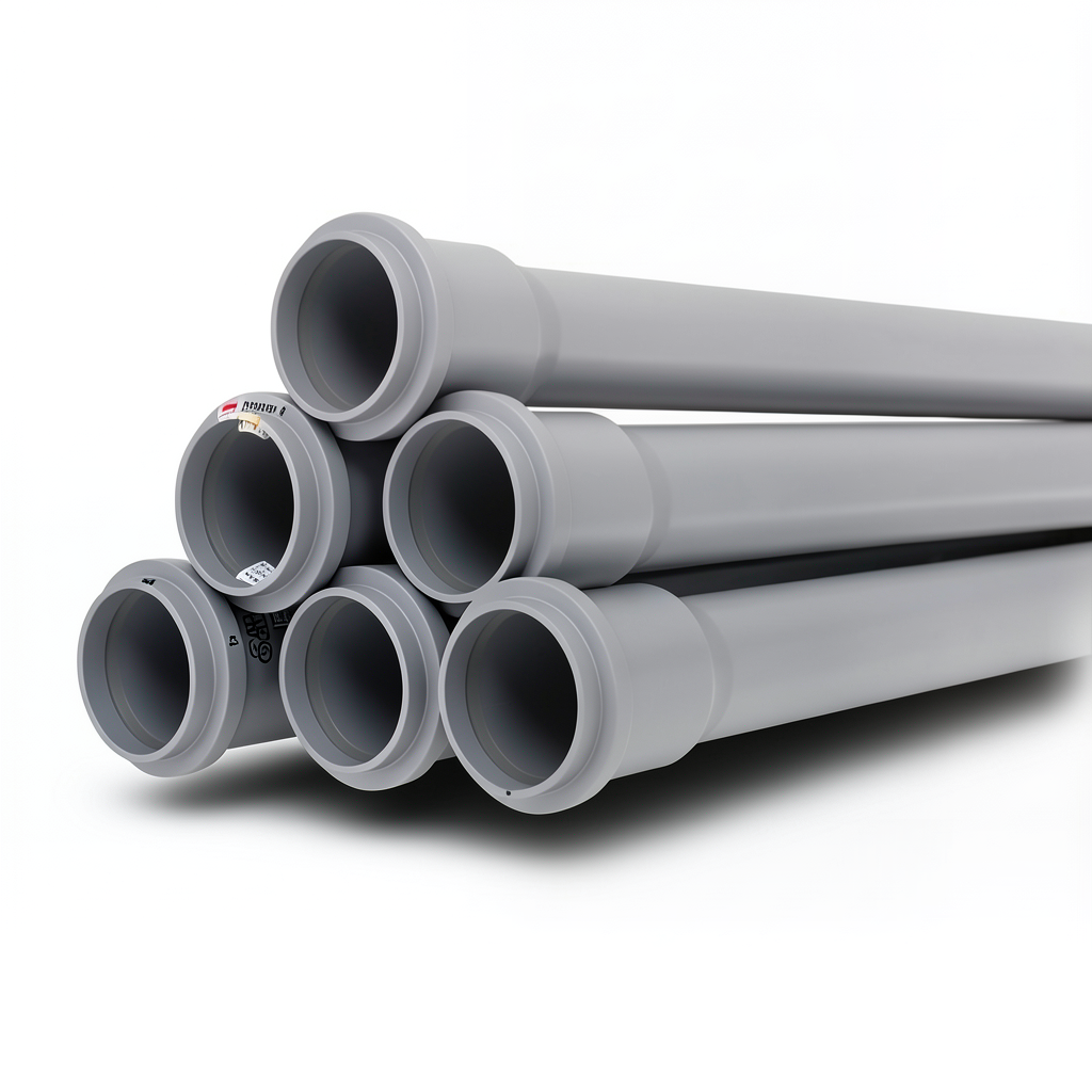 UPVC Pipes PN 16 Bar Size 225 mm Thickness 16.7 mm Gray Color | SAPPCO