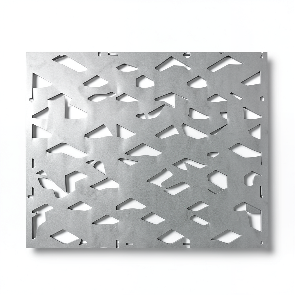 ورقة معدنية موسعة مدرفلة على الساخن سمك 4.8 مم، عرض 1.22 متر، طول 4 متر، تصميم معماري