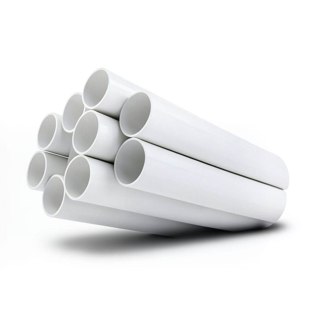 مواسير UPVC جدول 40 مقاس 1 1/4 إنش سمك 3.56 مم لون أبيض