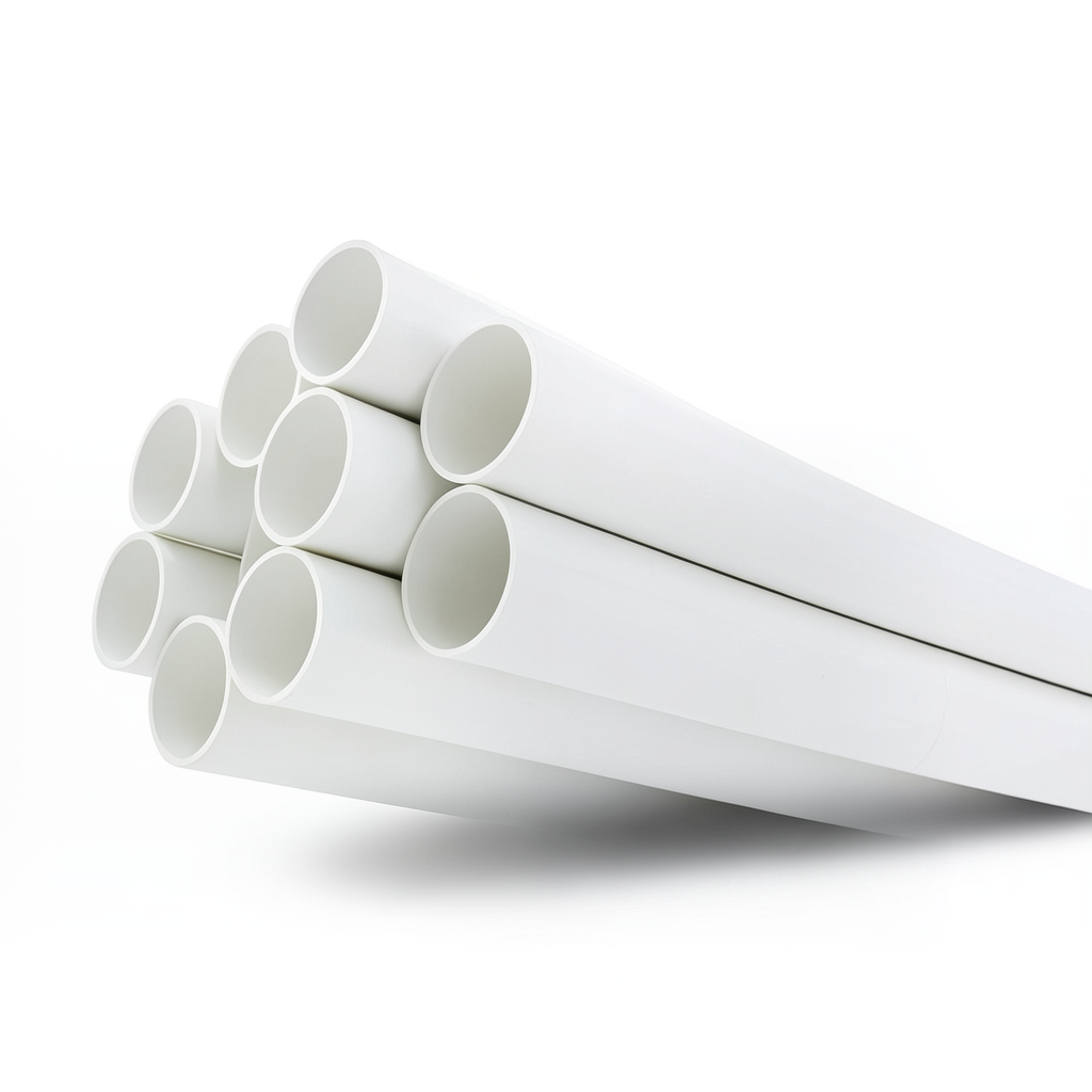 UPVC Pipes Schedule 40 Size 3 inch Thickness 5.49 mm White