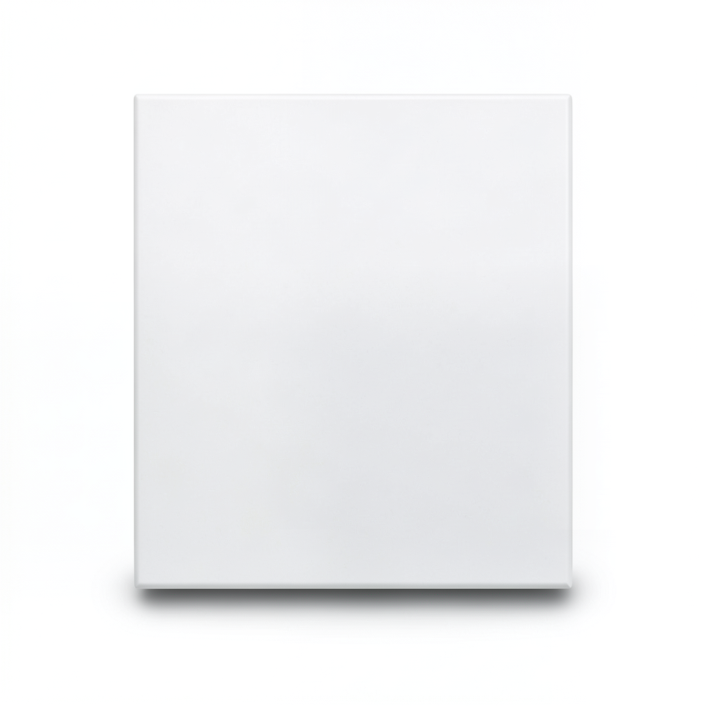 Porcelain Floor Tiles 9 mm Height 40x40 cm Size, Matt Compact White