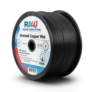 Stranded Copper Wire 630 sq mm 450/750V, Black, 500m Drum | Riyadh Cables Group
