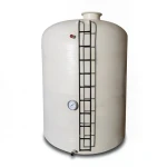 Water Tank Vertical 100000 Liter Fiberglass Diameter 400 cm Height 845 cm