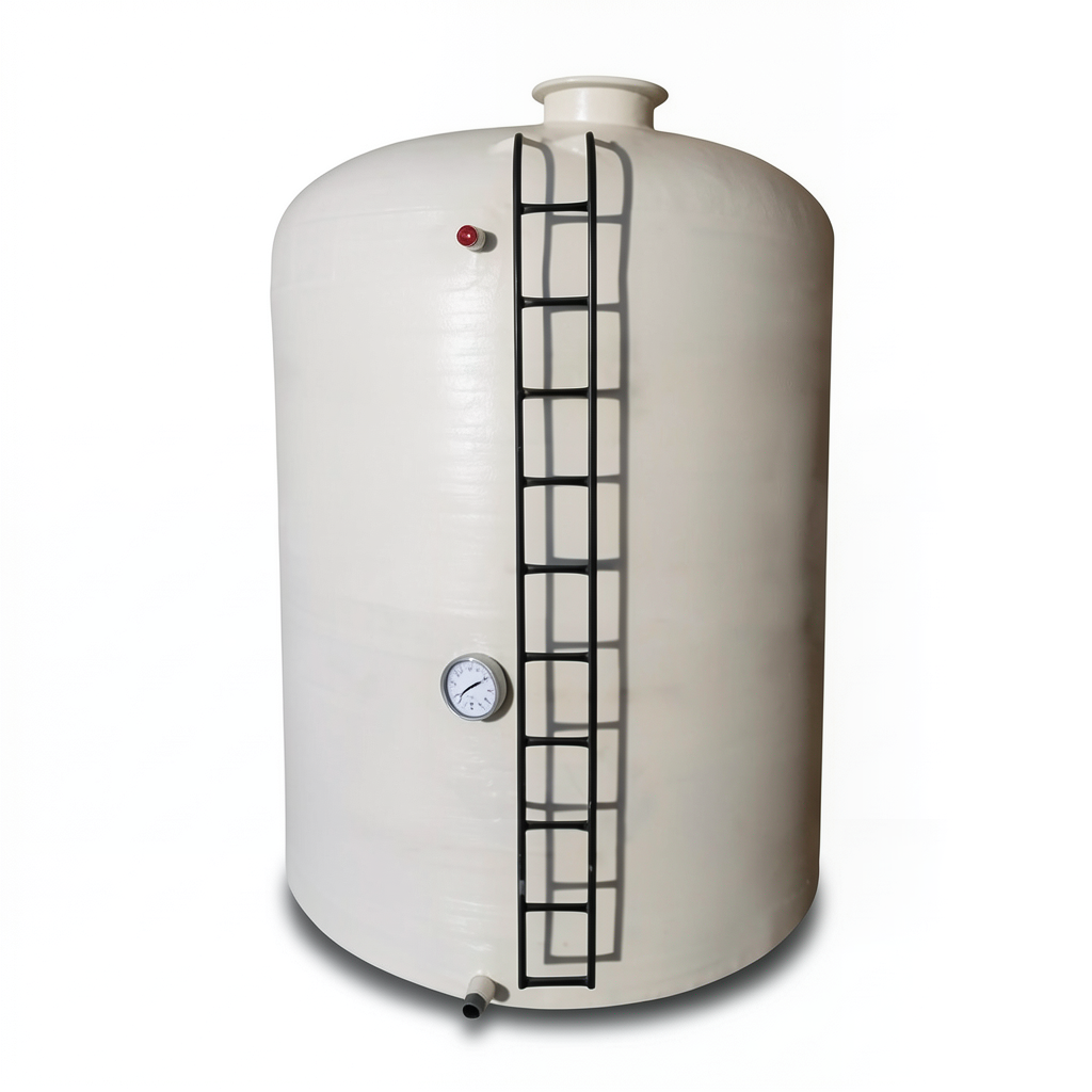 Water Tank Vertical 100000 Liter Fiberglass Diameter 400 cm Height 845 cm