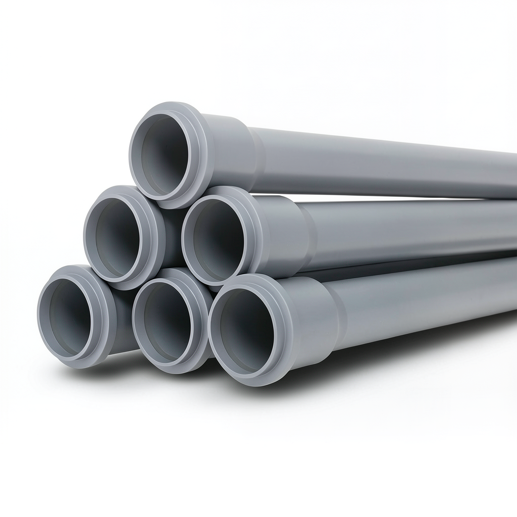 UPVC Pipes PN 16 Bar Size 225 mm Thickness 16.7 mm Gray Color | SAPPCO