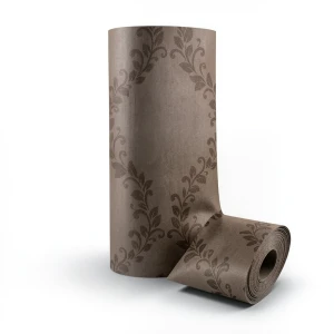 Classic Wallpaper Length 10m, Width 0.73m, Brown Color, Model 305026