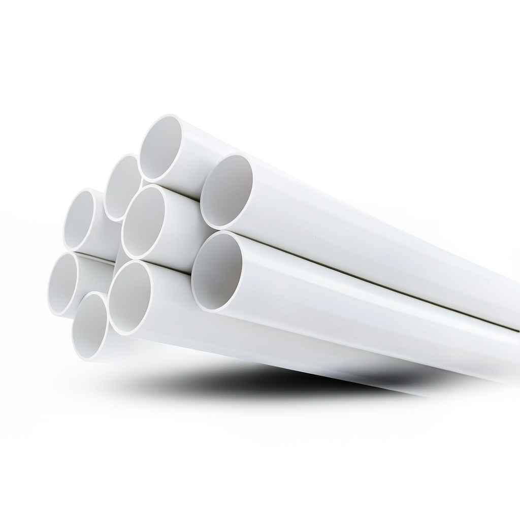 مواسير بلاستيك UPVC جدول 40 مقاس 3/4 إنش سمك 2.87 مم لون أبيض
