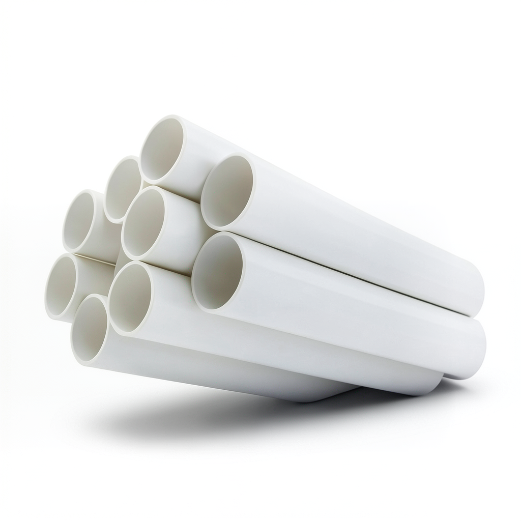 مواسير UPVC جدول 40 مقاس 1 1/4 إنش سمك 3.56 مم لون أبيض