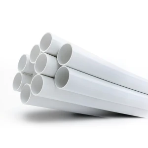 أنابيب UPVC جدول 40 مقاس 1 1/2 إنش سماكة 3.68 مم لون أبيض