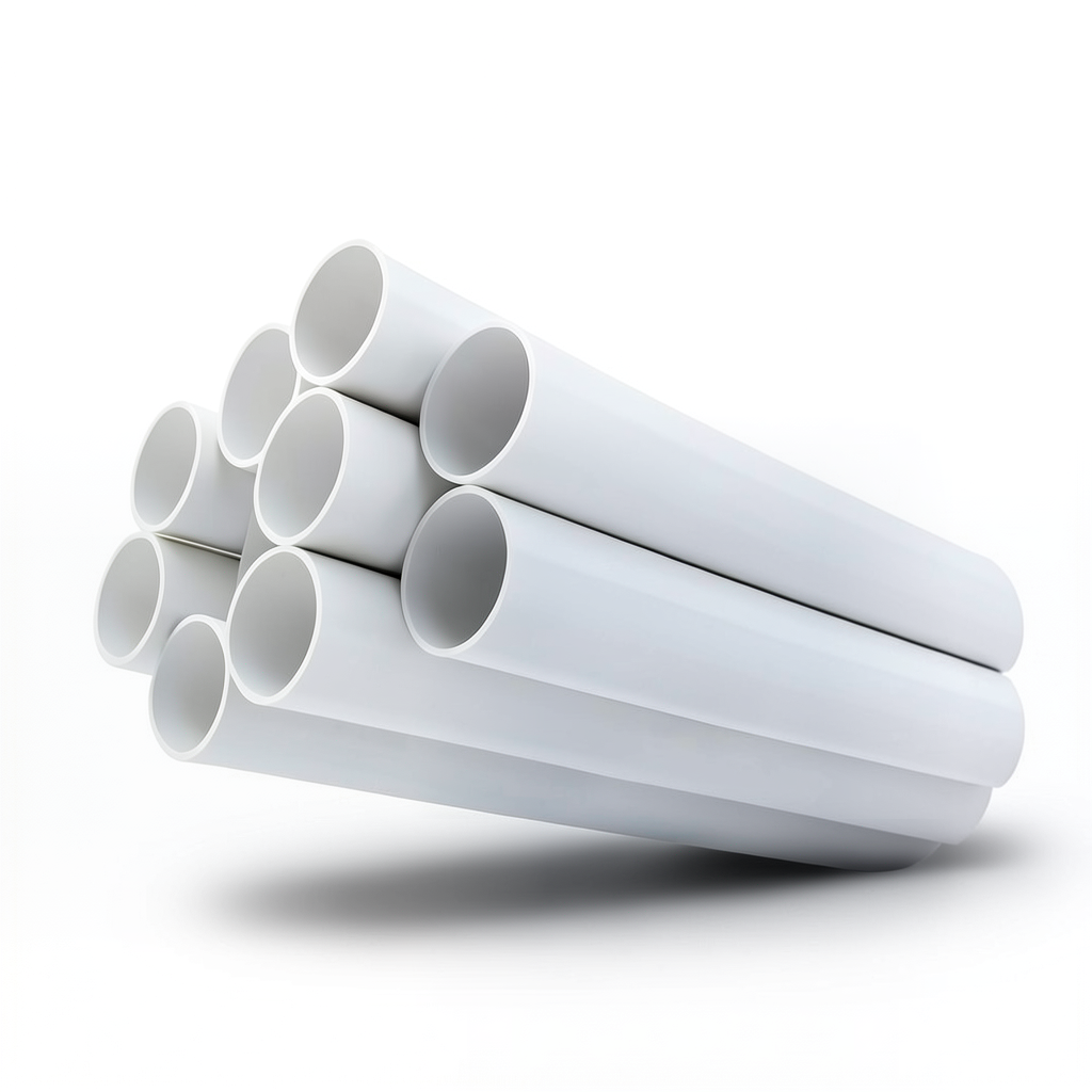 UPVC Pipes Schedule 40 Size 4 inch Thickness 6.02 mm White