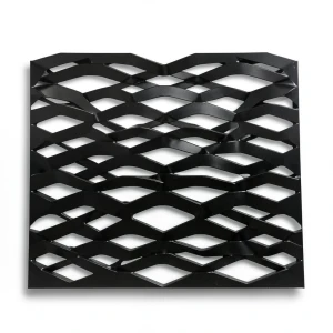 Hot Rolled Black Steel Expanded Metal Mesh Thickness 1.4 mm Width 2.44 m Length 4 m