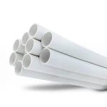 مواسير UPVC جدول 40 مقاس 5 إنش سمك 6.22 مم لون أبيض