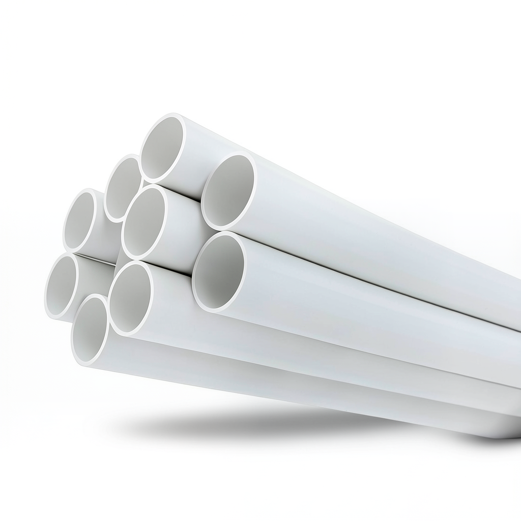 UPVC Pipes Schedule 40 Size 5 inch Thickness 6.22 mm White