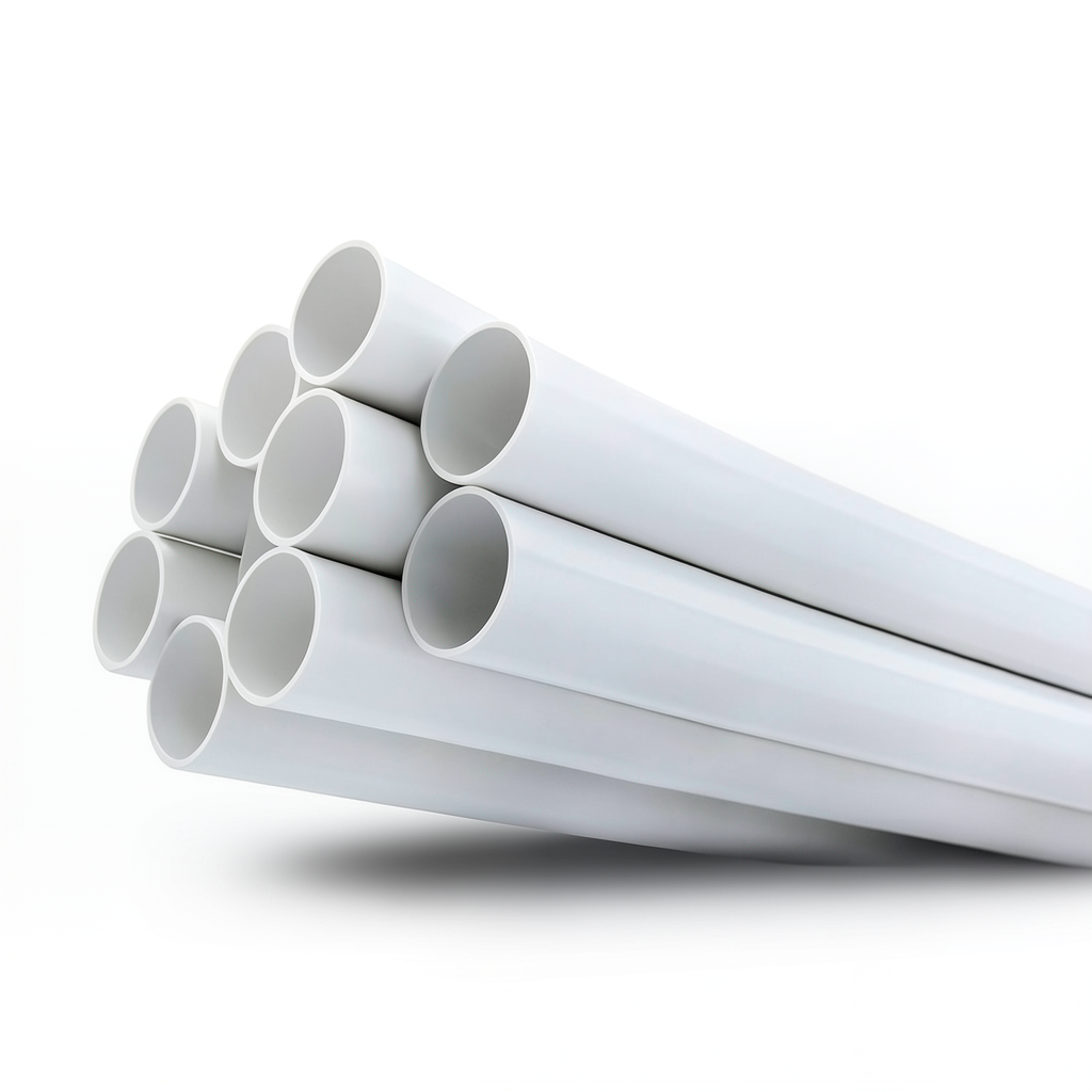 UPVC Pipes Schedule 40 Size 6 inch Thickness 7.11 mm White Color