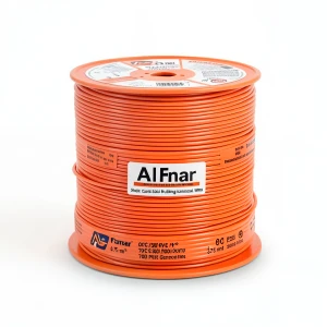 Single Core Solid Copper Cable PVC 70 ºC Insulation 0.75 mm² 300/500 Volt 300 Feet Orange | Al Fanar