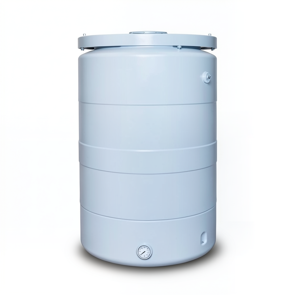 Al Muhaidib National Water Tank Fiberglass Vertical 25000 Liter Capacity