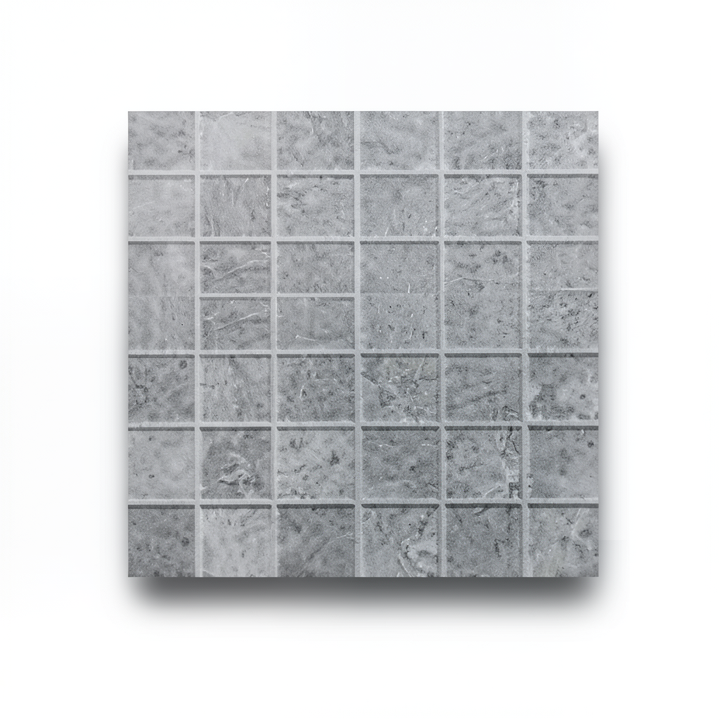 Decor Porcelain Flooring Thickness 9 mm, 30×30 cm, Grey Stone Design