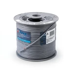 Single Core Solid Copper Cable PVC 70 ºC Insulation 0.75 mm² 300/500 Volt 300 Feet Gray | Al Fanar
