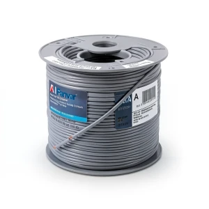 Single Core Solid Copper Cable PVC 70 ºC Insulation 0.75 mm² 300/500 Volt 300 Feet Gray | Al Fanar