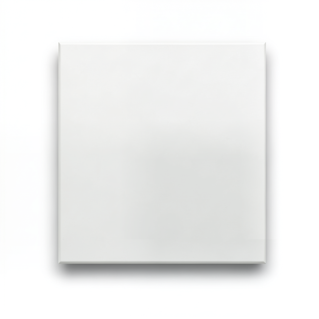 Porcelain Floor Tiles 9 mm Height 40x40 cm Size, Matt Compact White