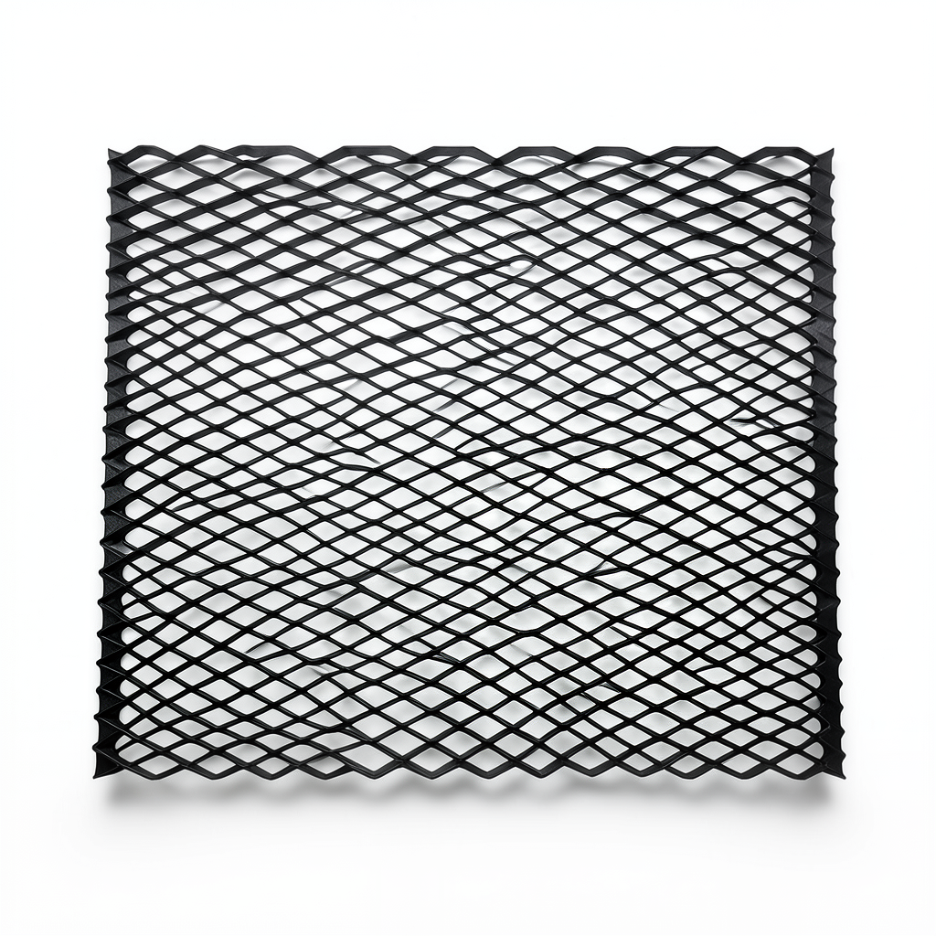 Hot Rolled Black Steel Expanded Metal Mesh Thickness 1.5 mm Width 2.44 m Length 4 m