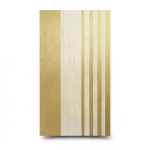 Italian Wallpaper Gold Color Striped Design, Size 10mx0.73m, Model 305025