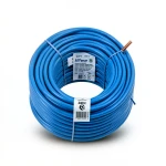 Heat Resistant Single Core Solid Copper Cable PVC 90 ºC 2.5 mm² 450/750 Volt 300 Feet Blue | Al Fanar