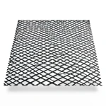 Hot Rolled Black Steel Expanded Metal Mesh Thickness 1.5 mm Width 2.44 m Length 1 m