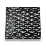 Hot Rolled Black Steel Expanded Metal Mesh Thickness 1.5 mm Width 2.44 m Length 2 m