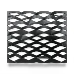 Hot Rolled Black Steel Expanded Metal Mesh Thickness 1.5 mm Width 2.44 m Length 4 m