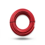 سلك نحاس مصمت مقاوم للحراره احادى النواة عزل PVC 90º شركة الفنار مقاس 2.5 مم² قطر 3.4 مم 450/750 فولت طول 300 قدم لون احمر