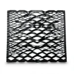 Hot Rolled Black Steel Expanded Metal Mesh Thickness 1.5 mm Width 2.44 m Length 7 m
