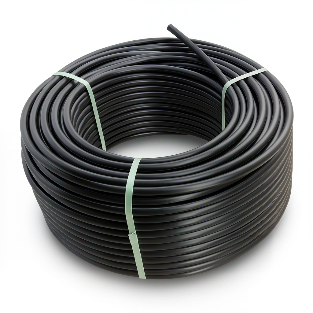 HDPE Coil Pipe Pressure 3.2 Bar PE 100 Size 75 mm SDR 41 Black