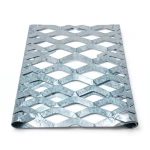 Galvanized Steel Expanded Metal Mesh Thickness 1.7 mm Width 2.44 m Length 2 m