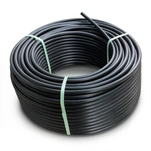 لفة أنابيب بلاستيك HDPE ضغط 3.2 بار PE 100 قطر خارجي 110 مم SDR 41 لون أسود