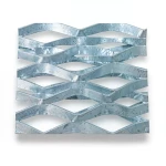 Galvanized Steel Expanded Metal Mesh Thickness 1.7 mm Width 2.44 m Length 3 m