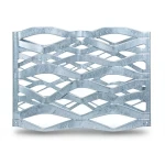 Galvanized Steel Expanded Metal Mesh Thickness 1.7 mm Width 2.44 m Length 4 m