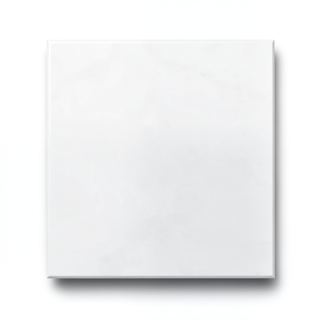 Ceramic Floor Tiles 33x33 cm, White Color