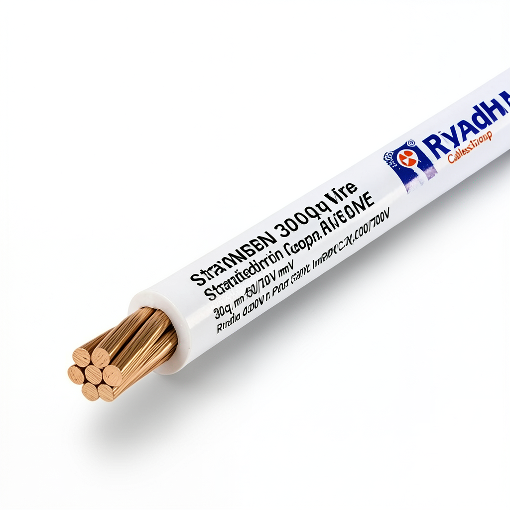 Stranded Wire 300sq mm 450/750V Copper Conductor PVC Insulation White | Riyadh Cables Group