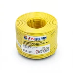 4 AWG Stranded Copper American Electric Wire, PVC Insulated 105°C, Yellow, 600V, 500 ft | Asharqiyah Cables Company for Industry
