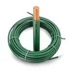 سلك نحاس مصمت مقاوم للحراره احادى النواة معزول PVC 90º الفنار 1 مم² 300/500 فولت 300 قدم أخضر | شركة الفنار