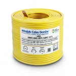 1 AWG Stranded Copper American Electric Wire PVC Insulation 105°C, Yellow, 600V, 500 ft | Asharqiyah Cables Company for Industry