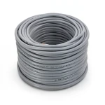 سلك نحاس مصمت احادى النواة معزول PVC 70º مقاس 0.75 مم² 300/500 فولت طول 300 قدم رمادي | شركة الفنار