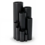 High Density Polyethylene Pipe Pressure 6.3 Bar PE 100 Size 160 mm Thickness 6.2 mm Black Color