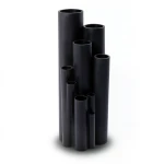 High Density Polyethylene Pipe Pressure 6 Bar PE 80, 40 mm OD, 1.9 mm Thickness, Black