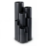 High Density Polyethylene Pipe Nominal Pressure 6 Bar PE 80 75 mm OD 3.5 mm Thickness Black